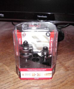 Freud 99-036: 1-3/4" (Dia.) Adjustable Tongue & Groove Bit Set 31 71pNE7K7wdL