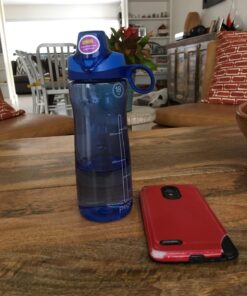 Pogo BPA-Free Tritan Plastic Water Bottle with Chug Lid, 18 Oz, Blue 18oz 28 71pNrvWBf5L