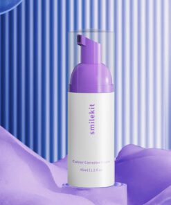 Colour Corrector Purple Toothpaste, V34 Purple Toothpaste for Teeth Whitening, Purple Toothpaste Purple Teeth Whitening Foam for Tooth Stain Removal Teeth Whitening Booster Multicolor 15 71pNuQRzBfL