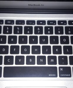 MOSISO Silicone Keyboard Cover Compatible with MacBook Air 13 inch A1466 A1369 2010-2017&Compatible with MacBook Pro 13/15 inch (with/Without Retina Display, 2015 or Older Version), Black 46 71pOCDN27bL