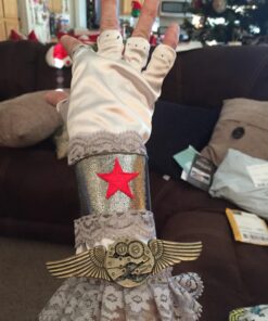 Steampunk Antique Gold Gear Wings Costume Cosplay Pin 14 71pOL64B6ZL