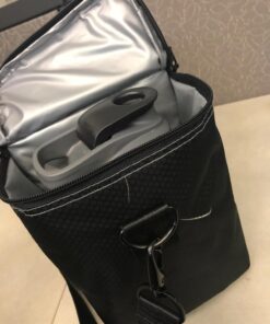 Evolutionize Meal Prep Insulated Lunch Bag - Meal Prep Cooler Bag Patented Lunch Box includes Portion Control Meal Prep Containers + Ice Pack (3 Meal, Black) 3 Meal Black/Black 30 71pORqCX1XL