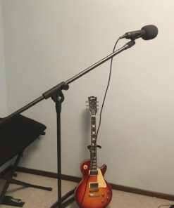 Pyle Foldable Tripod Microphone Stand - Universal Mic Mount and Height Adjustable from 37.5'' to 65.0'' Inch High w/ Extending Telescoping Boom Arm Up to 28.0'' - Knob Tension Lock Mechanism PMKS3 22 71pP3ESzqzL