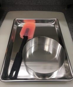 New Star Foodservice | Commercial-Grade Bun/Sheet Pan 18-Guage (9 x 13 x 1 inch (Quarter Size)) 9 x 13 x 1 inch (Quarter Size) 47 71pPR4ABV6L