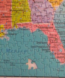 United States of America 1000 Piece Map Jigsaw Highways Rivers Capitals 22 71pQ 4jH8YL