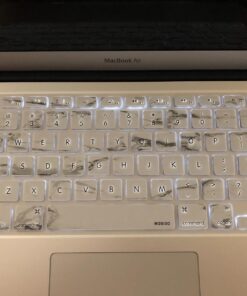 MOSISO Compatible with MacBook Air 13 inch Case (Models: A1369 & A1466, Older Version 2010-2017 Release), Plastic Pattern Hard Shell Case & Keyboard Cover & Screen Protector, White Marble 88 71pQBWis9uL