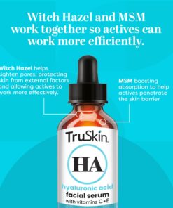 TruSkin Hyaluronic Acid Serum for Face – Hydrating Facial Serum with Hyaluronic Acid & Vitamin C – Anti Aging Facial Skin Care – Best Face Serum for Moisturizing and Fine Lines, 1 fl oz 1 Fl Oz (Pack of 1) 24 71pRHPquEfL 1