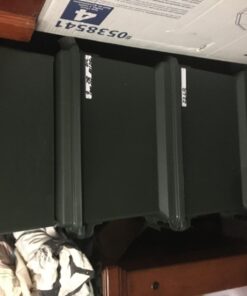 MTM AC11 Ammo Can for Bulk Ammo, Lockable, Water-Resistant, Heavy-Duty Dual Latches, Double Padlock Tabs, USA Made, Forest Green 33 71pSW9Q jOL