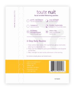 Toute Nuit Wrinkle Patches, Face Tape, Curve - Reducing Fine Lines Around Eyes and Mouth - 48 Patches 48 Count (Pack of 1) 12 71pTMeSVZoL