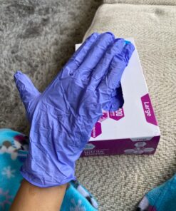 MedPride Powder-Free Nitrile Exam Gloves, Large, Large (Pack of 100) Large (Pack of 100) 36 71pUGW8E2L