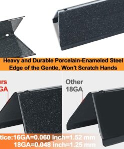 Hisencn 7635 15.3 inch Flavor Bars Porcelain-Enameled Flavorizer Bars, Heat Plate Replacement for Weber Spirit I & II 200 Series, Spirit E210, S210, E220, S220 with Front Control Knobs Porcelain Steel For Spirit I/II 200 18 71pUa7jR4uL