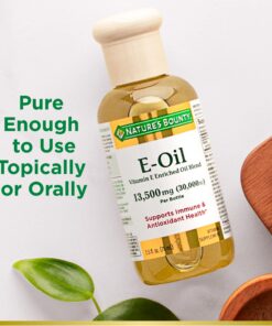 Nature's Bounty Vitamin E Oil, Supports Immune & Antioxidant, 30,000IU Vitamin E, Topical or Oral, 2.5 fl Oz 25 71pUciJZusL