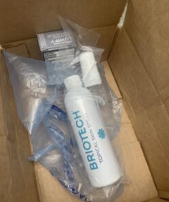BRIOTECH Hypochlorous Acid Spray, Topical Skin Face & Body Mist, Support Irritations, Soothe Redness, Dry Skin & Scalp, Athletic Itch, Packaging May Vary 3.4 Fl Oz (Pack of 1) 36 71pVrAZxYwL