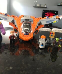 LEGO Marvel Super Heroes Avengers: Infinity War Thanos: Ultimate Battle 76107 Guardians of the Galaxy Starship Action Construction Toy (674 Pieces) (Discontinued by Manufacturer) 41 71pWPvIjQIL