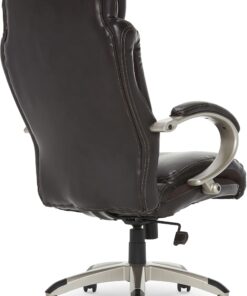 Serta Big and Tall Executive Office Chair with AIR Technology and Ergonomically Layered Body Pillows, Supports up to 350 Pounds, Bonded Leather, Roasted Chestnut 22 71pWQMUpxvL