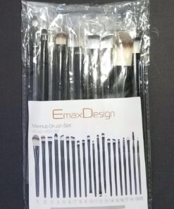 EmaxDesign 20 Pieces Makeup Brush Set Professional Face Eye Shadow Eyeliner Foundation Blush Lip Makeup Brushes Powder Liquid Cream Cosmetics Blending Brush Tool 50 71pWag9b60L