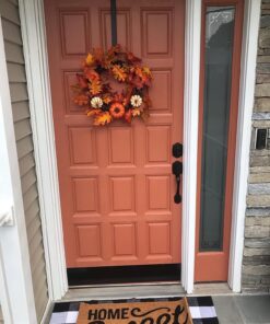 Kwikset Belleview Front Door Lock Handle and Deadbolt Set, Entry Handleset Exterior with Interior Door Knob, Venetian Bronze, Pick Resistant SmartKey Rekey Deadbolt Security Brown 38 71pWu1BF aL