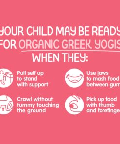 Happy Baby Organics Greek Yogis Freeze-Dried Greek Yogurt and Fruit Snacks Strawberry/Banana, 1 Ounce Bag (Packaging May Vary) 12 71pXM4lHilL