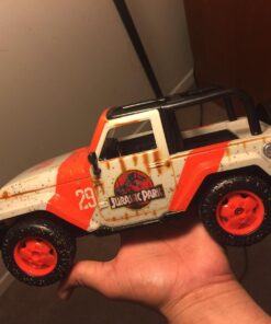 Jada Toys Jurassic World 1:16 Wrangler RC Remote Control Car 2.4 GHz, toys for kids and adults, 97054 71 71pXQ93jjUL