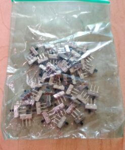 uxcell 50 Pcs SS12D00G3 2 Position SPDT 1P2T 3 Pin PCB Panel Mini Vertical Slide Switch 3mm Knob 12 71pXZWeBaL