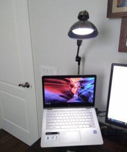 OTUS Desk Lamp Gesture Control, LED Architect Desk lamp for Home Office, Adjustable Metal Swing Arm, Tall Task Light for Drafting or Bedside Table Reading, 12 Brightness, 3 Touch Eye-Caring Modes 39 71pYGi4lRL