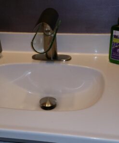 BWE Waterfall Bathroom Faucet Chrome Glass Spout Bathtub Sink Faucets with Supply Lines Single Handle Single Hole Modern Lavatory Vanity Bath Mixer Tap 36 71pZOMxV6DL