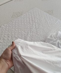 Linenspa Waterproof Smooth Top Premium Queen Mattress Protector, Breathable & Hypoallergenic Queen Mattress Covers - Packaging may vary, White 31 71pZb7M5Q2L