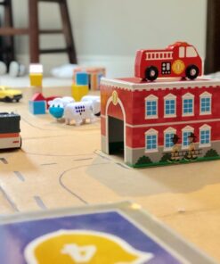 Melissa & Doug Nesting and Sorting Blocks - 6 Buildings, 6 Wooden Vehicles - Numbers Learning, Car Garage, Sorting And Stacking Toys For Toddlers Ages 2+ Set 31 71pbAXeRH3L 1