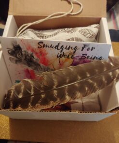 Smudge Kit Spiritual Set, Large Abalone Shell, Complete Sage Smudge Stick Kit, Palo Santo, White Sage Incense for Cleansing, Smudge Feather,Chakra Kit Bracelet, Charitable Positive Vibes Smudging Kit 48 71pcyKztjyL