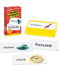 Trend Enterprises: More Picture Words Skill Drill Flash Cards, Great for Skill Building and Test Prep, Photo Cues, Builds Vocabulary, 96 Cards Included, for Ages 6 and Up 10 71pd82m3kwL