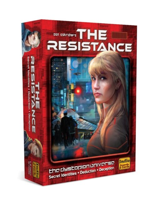 The Resistance Card Game - Social Deduction, Strategy, Bluffing, Negotiation, and Deception for Teens and Adults - Party Game for 5-10 Players Ages 13+ in 30 Minute Rounds by Indie Boards & Cards Resistance (Base Game)