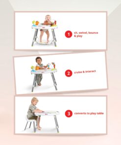 Skip Hop Baby Activity Center: Interactive Play Center with 3-Stage Grow-with-Me Functionality, 4mo+, Explore & More 31 71pdGNzFlWL 2