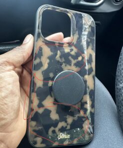 Sonix Protective Case for iPhone Compatible with MagSafe iPhone 14 Pro Max Marble - Brown Tort 25 71pdMOTixBL