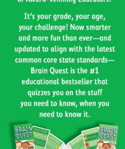 Brain Quest 3rd Grade Q&A Cards: 1000 Questions and Answers to Challenge the Mind. Curriculum-based! Teacher-approved! (Brain Quest Smart Cards) 10 71pdRH46pCL