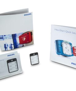 Philips HeartStart OnSite AED Defibrillator Business Package with Slim AED Carry Case, AED Wall Sign, Fast Response Kit and AED Basic Cabinet (M5066A-RO1) 11 71peCRIS9XL