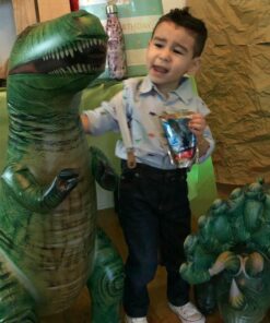 Jet Creations Inflatable Triceratops, 43" Tall 39 71petilLrwL