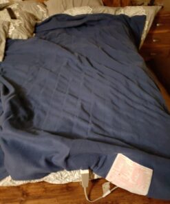 Sunbeam Royal Ultra Fleece Heated Electric Blanket Twin Size, 84" x 62", 12 Heat Settings, 12-Hour Selectable Auto Shut-Off, Fast Heating, Machine Washable, Warm and Cozy, Admiral Blue Royal Ultra Blanket 30 71pfHkEkXIL