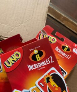 Mattel Games UNO Disney and Pixar’s Incredibles 2 Card Game with 112 Cards and Instructions, Great Gift for Kids 7 Years and Older 14 71pfQ8MZUtL