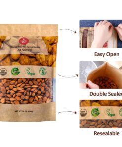 Mighty Apricot USDA Organic Bitter Apricot Kernels(1LB) 16oz, Natural Raw Bitter Apricot Seeds, Vegan, Non-GMO, Gluten Free, Great source of Vitamin B17 and B15 1 Pound (Pack of 1) 19 71pfpJcNmsL