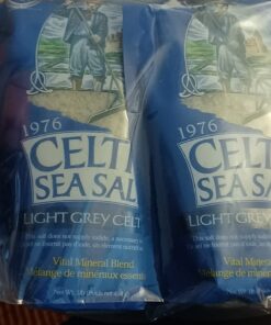 Light Grey Celtic Sea Salt Resealable Bags – Additive-Free, Delicious Sea Salt, Perfect for Cooking, Baking and More - Gluten-Free, Non-GMO Verified, Kosher and Paleo-Friendly, 16 Ounce (Pack of 2) 16 Ounce (Pack of 2) 34 71pgNNdO6hL