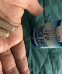 Thick Hair Growth Vitamins– Hair Growth Pills With DHT Blocker Stimulates Faster Hair Growth for Weak, Thinning Hair–Biotin Hair Supplements with Keratin & Collagen Helps Men&Women Grow Perfect Hair. 60 Count (Pack of 1) 45 71pgOjYEaOL