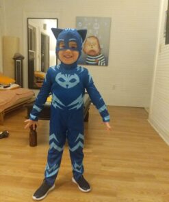 Disguise Catboy Costume for Kids, Official PJ Masks Costume Jumpsuit Medium (3T-4T) 28 71piQhl0UAL