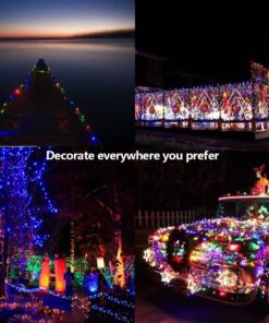 buways Fairy Lights,2-Pack Battery Operated Waterproof Multicolor 50 LED Fairy String Lights,16.4ft Silver Wire Light with Remote Control for Christmas Parties,Garden and Home Decoration 50LED-2PACK 26 71piULabaYL