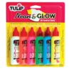 Tulip 26201 3D Fabric Paint, 6 piece Set, Neon and Glow, 1.25 Fl Oz (Pack of 1) 1.25 Fl Oz (Pack of 1) 75 71piaBpKYaL