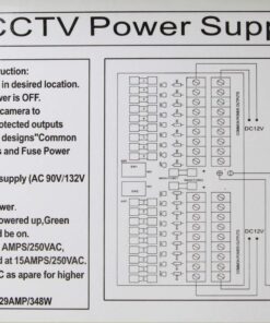 InstallerCCTV 18 Channel 29 Amp 12V DC CCTV Distributed Power Supply Box for Security Camera, DVRs. UL Listed 23 71pjQElcVRL