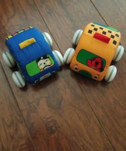 Melissa & Doug K's Kids Pull-Back Vehicle Set - Soft Baby Toy Set With 4 Cars and Trucks and Carrying Case - Pull Back Cars, Toys For Babies And Toddlers 47 71pjyLu8gDL 3