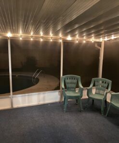 SUNSGNE 50ft Outdoor Globe String Lights G40 Patio String Lights with 53 Bulbs Connectable Commercial Hanging Lights for Christmas Patio House Backyard Balcony Party Wedding Decor, Black 50 Ft 21 71pkNsjtIVL