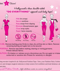 Alternative view of Hollywood Fashion Secrets Fashion Tape Tin, 4 Pack x 36 ct tin