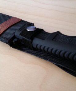 MTECH USA MT-086 Fixed Blade Hunting Knife, Black Straight Edge Blade, Black Handle, 12-1/4-Inch Overall, Black Blade 56 71pkpZex11L