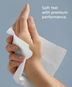 Kleenex Hard Roll Paper Towels (01080) with Premium Absorbency Pockets, 1.5" Core, White, 425'/Roll, 12 Rolls/Case, 5,100'/Case 12 Count (Pack of 1) 13 71pm7Oi6yeL